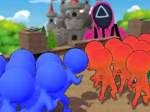 Squid Game Crowd Pusher — безкоштовна онлайн гра