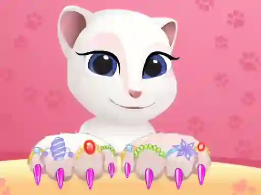 Talking Tom Angela Great Manicure — безкоштовна онлайн гра