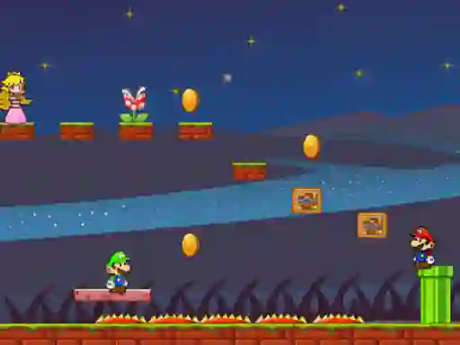 Mario Bros Save Princess — безкоштовна онлайн гра