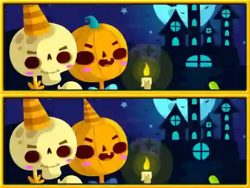 Find Differences Halloween — безкоштовна онлайн гра