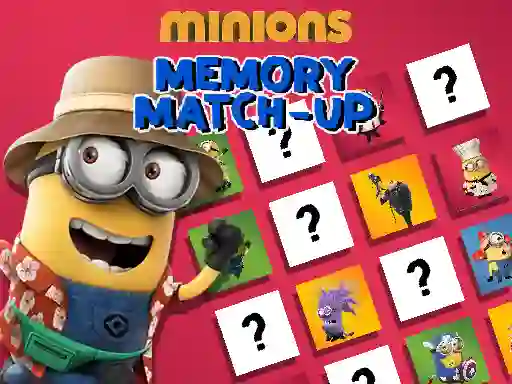 Minions Memory Match Up — безкоштовна онлайн гра