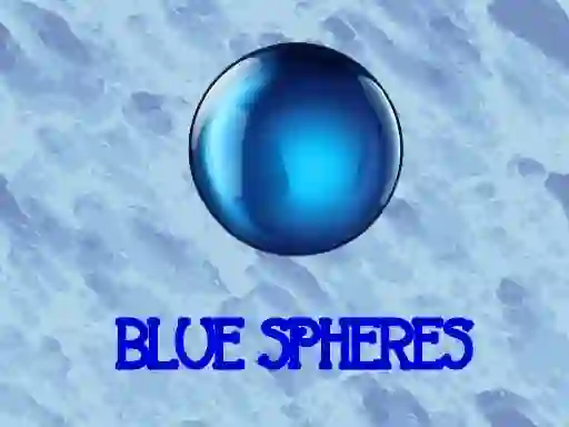 Blue spheres — безкоштовна онлайн гра