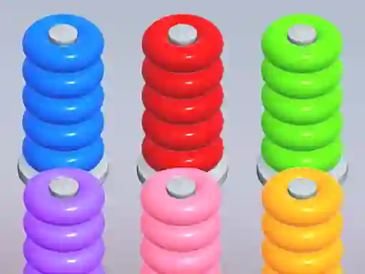 Color Ring Sort — безкоштовна онлайн гра