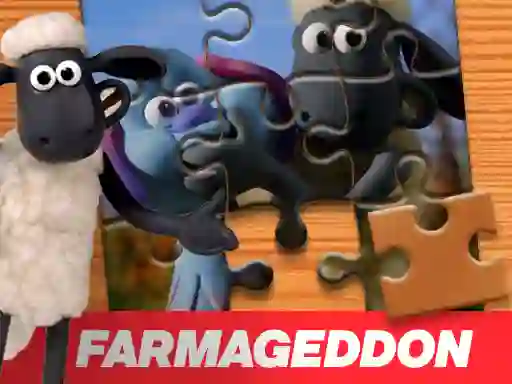  A Shaun the Sheep Movie Farmageddon Jigsaw Puzzle — безкоштовна онлайн гра