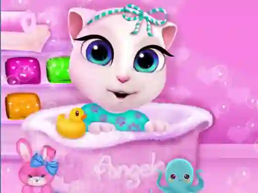Baby Angela Bathing Time — безкоштовна онлайн гра