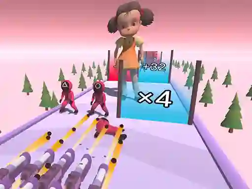 Squid Game Gun Fest — безкоштовна онлайн гра