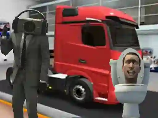 Truck Simulator Skibidi Toilet — безкоштовна онлайн гра