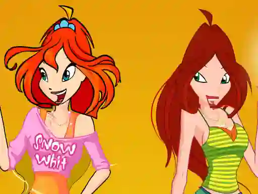 Bloom and Flora Dress Up — безкоштовна онлайн гра