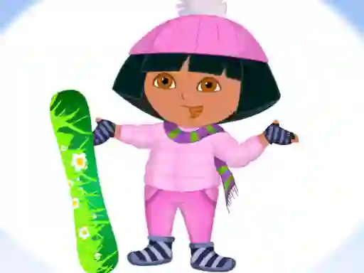 Dora Ski Winter Dressup — безкоштовна онлайн гра