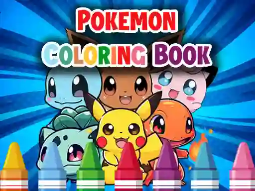 Pokemon Coloring Book — безкоштовна онлайн гра