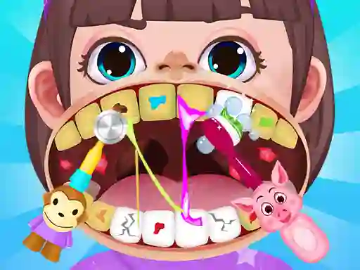 Baby Hospital Dentist Caring — безкоштовна онлайн гра