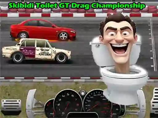 Skibidi Toilet GT Drag Championship — безкоштовна онлайн гра