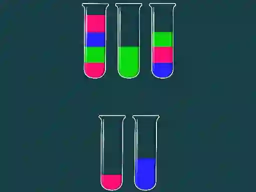 Water Sorting Color in the bottle — безкоштовна онлайн гра