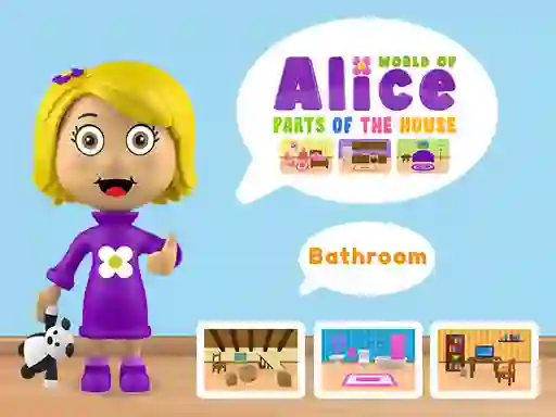World of Alice Parts of the House — безкоштовна онлайн гра