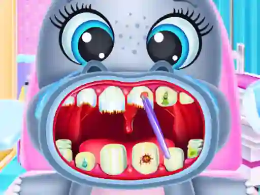 Baby Hippo Dental Care — безкоштовна онлайн гра