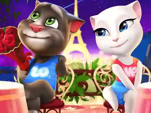 Talking Tom and Angela Coloring — безкоштовна онлайн гра