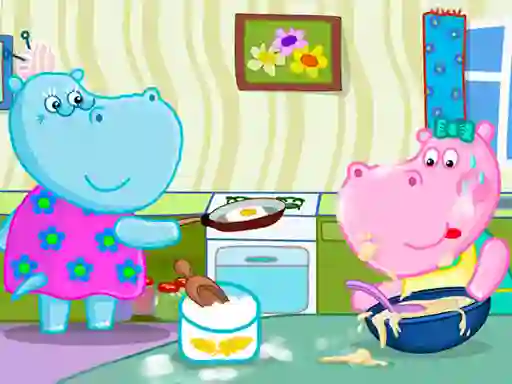 Hippo Cooking School — безкоштовна онлайн гра
