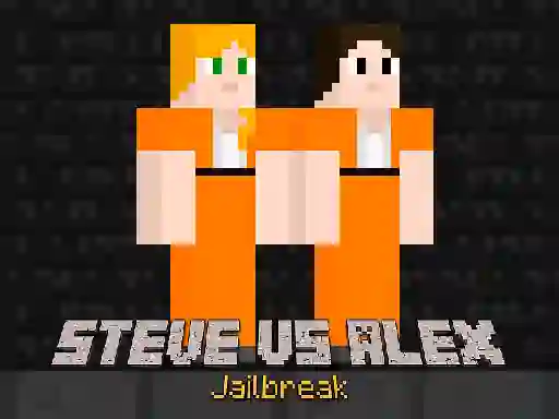 Steve vs Alex Jailbreak — безкоштовна онлайн гра