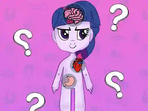 My Little Pony Learning The Body — безкоштовна онлайн гра