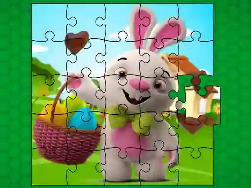 Easter Bunny Eggs Jigsaw — безкоштовна онлайн гра