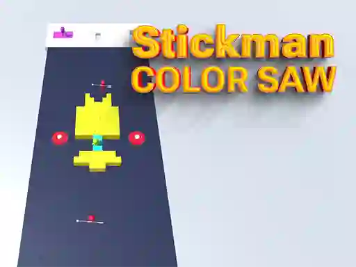 Stickman Color Saw — безкоштовна онлайн гра