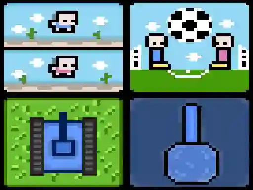 4 Games For 2 Players — безкоштовна онлайн гра