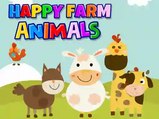 Happy Farm Animals — безкоштовна онлайн гра