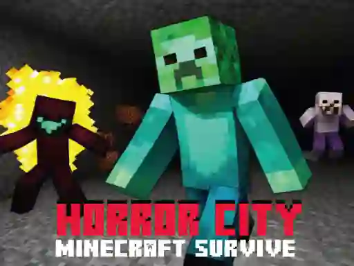 Horror City Minecraft Survive — безкоштовна онлайн гра