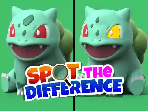 Pokimon Spot the differences — безкоштовна онлайн гра