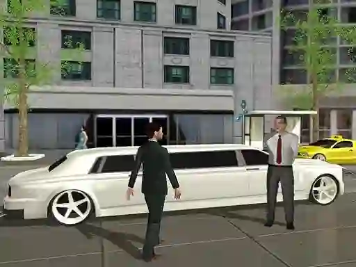 Limo Taxi Driving Simulator: Limousine Car Games — безкоштовна онлайн гра