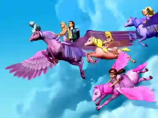 Barbie Magic Pegasus Puzzle — безкоштовна онлайн гра