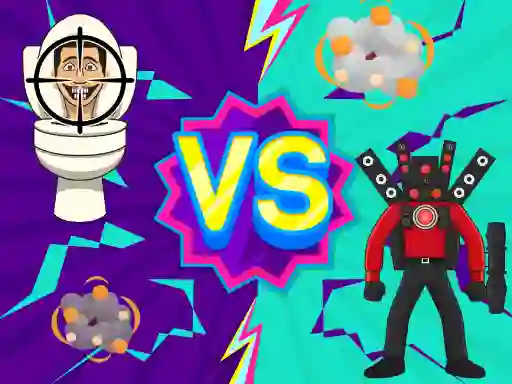 Speakerman Vs Skibidi Toilet — безкоштовна онлайн гра