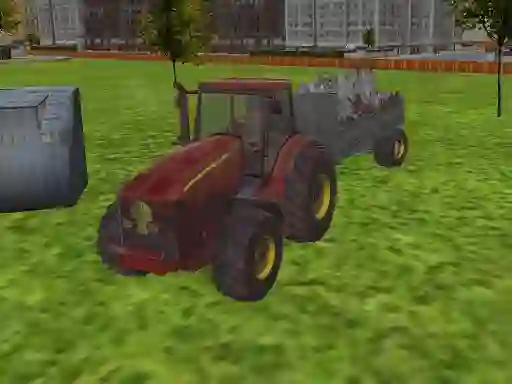 3D city tractor garbage sim — безкоштовна онлайн гра