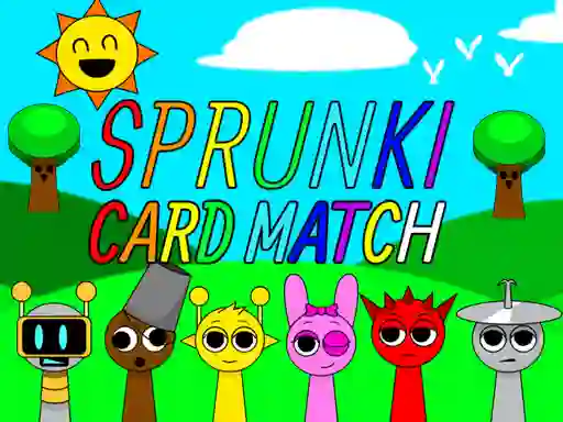 Sprunki Card Match — безкоштовна онлайн гра