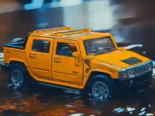 Hummer Jeep Puzzle — безкоштовна онлайн гра