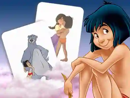 Mowgli Memory card Match — безкоштовна онлайн гра