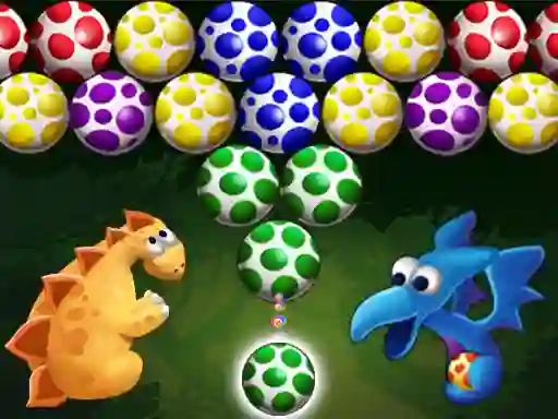 Dino Eggs Bubble Shooter — безкоштовна онлайн гра