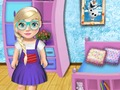 Гра Прикрасьте школу Baby Elsa  онлайн