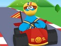 Гра 123 Вулиця Сезам: Cookie Kart Racing  онлайн