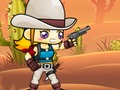 Гра Cowgirl стріляти зомбі  онлайн