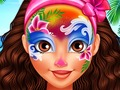 Гра Океанія принцеса Moana Face Art  онлайн