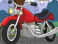 Гра Мультфільм мотоцикла головоломки  онлайн