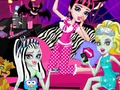 Гра Monster Slumber Party Смішні обличчя  онлайн