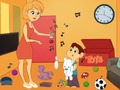 Гра Мультиплікаційна кімната дітей  онлайн