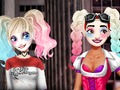 Гра Студія зачіски та макіяжу Harley Quinn  онлайн