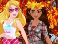 Гра Фланель Princess Fall  онлайн