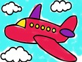 Гра Літак книжка-розмальовка  онлайн