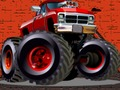 Гра Crazy Monster Trucks головоломка  онлайн