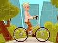 Гра Щасливий мотоцикл на велосипеді  онлайн