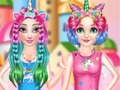 Гра Салон волосся принцеси Rainbow Unicorn  онлайн